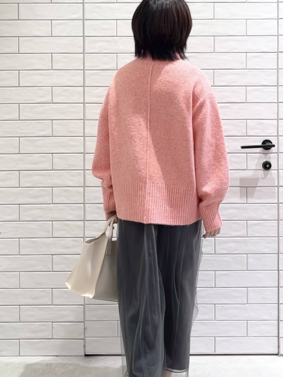 しおりさんの「OPAQUE.CLIP｜ふわふわハイネックニット【洗濯機OK】」を使ったコーディネート