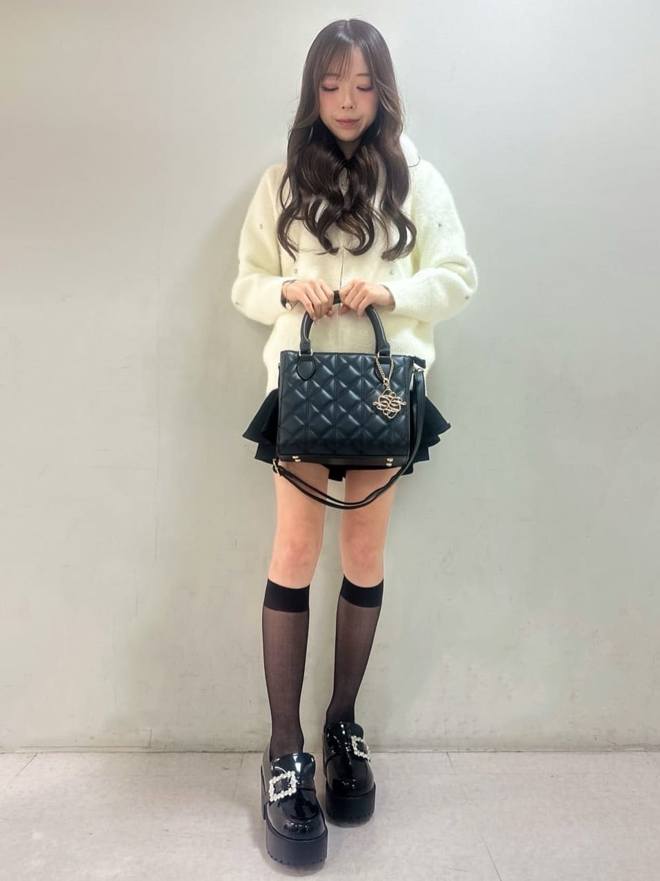 ayakaさんの「ESPERANZA｜キルティング2WAYトートバッグ」を使ったコーディネート