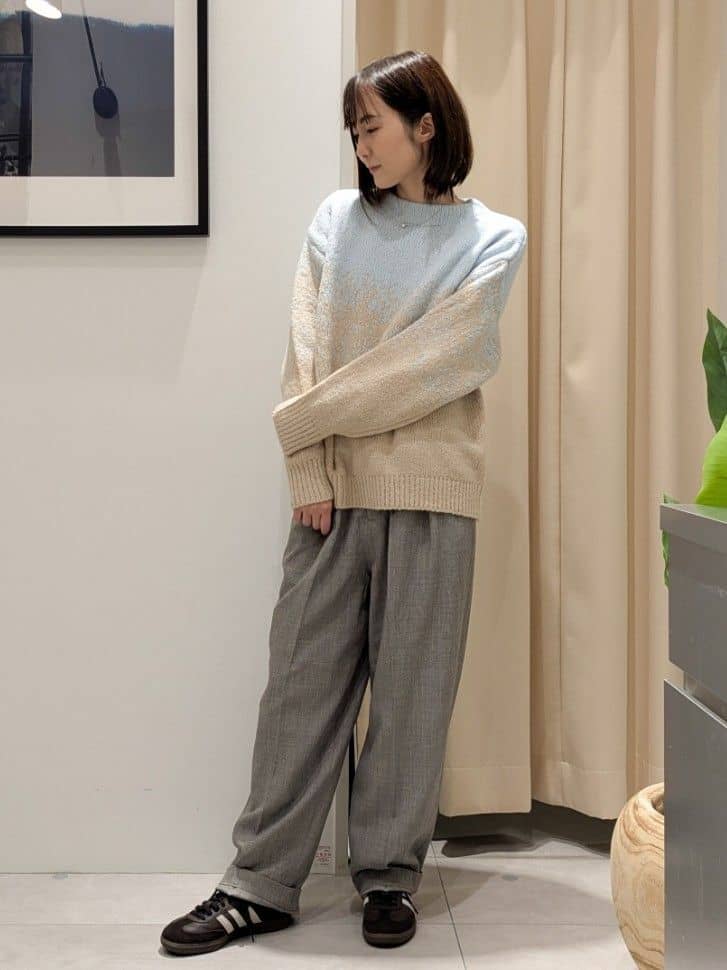 なめさんの「THE SHOP TK｜きれいめにもカジュアルにも ノーカラーキルトジャケット」を使ったコーディネート