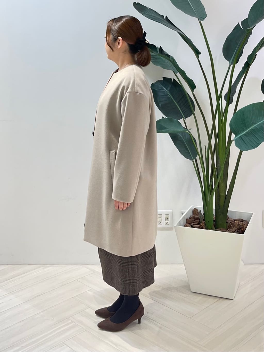 Tomoさんの「UNTITLED｜【アンサンブル可/洗える】ウールミラノリブニット」を使ったコーディネート