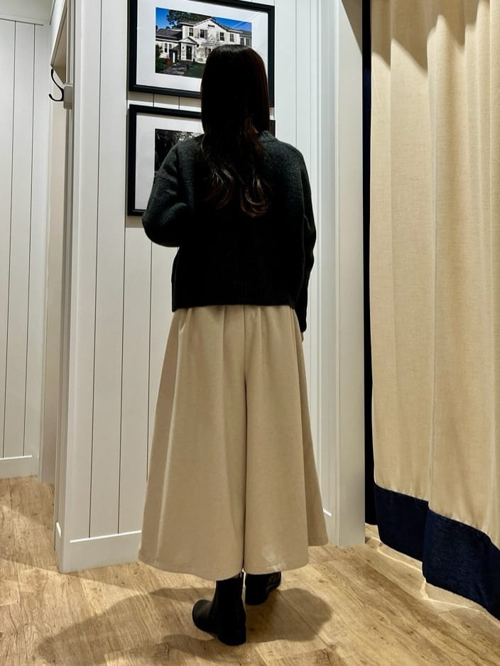 mihoさんの「Dessin｜【洗える】クルーネックワイドニット」を使ったコーディネート