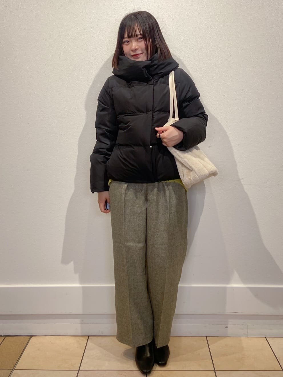 kimiさんの「index｜KAWADAダウンショートコート【撥水／洗濯機OK／静電気防止裏地】《XS～LL》」を使ったコーディネート