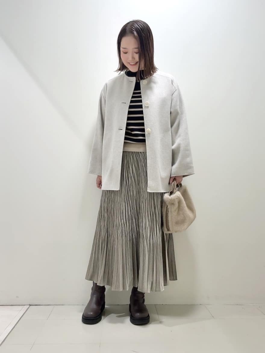 YUIさんの「UNTITLED｜【ミディ丈/軽やか】セミラグランリバー コート」を使ったコーディネート