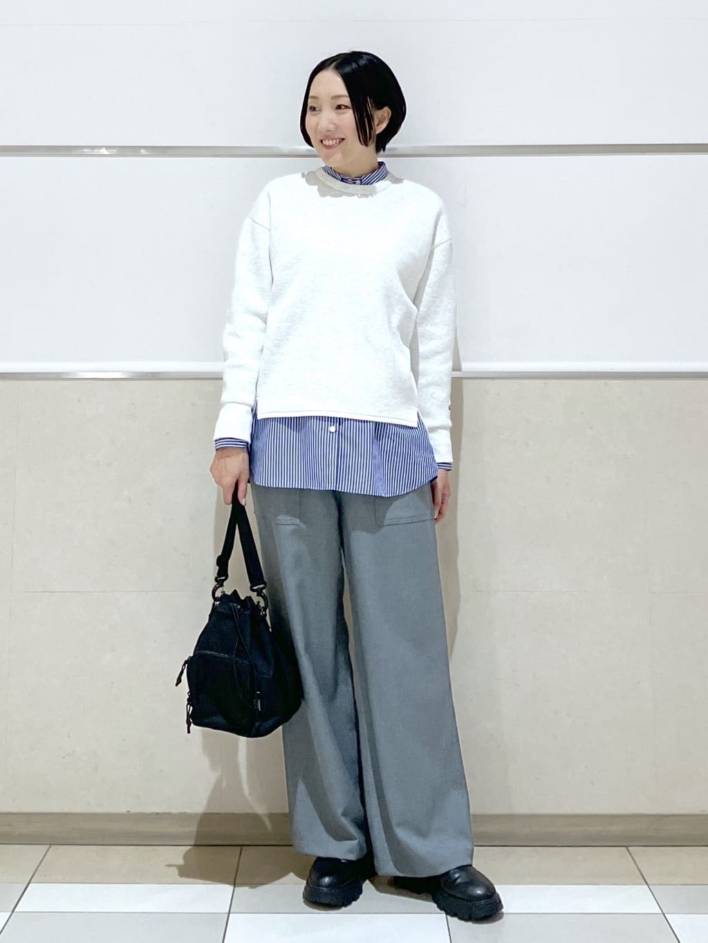 eriko さんの「Dessin｜【撥水・2WAY】ミュラーダウンコートミドル丈」を使ったコーディネート