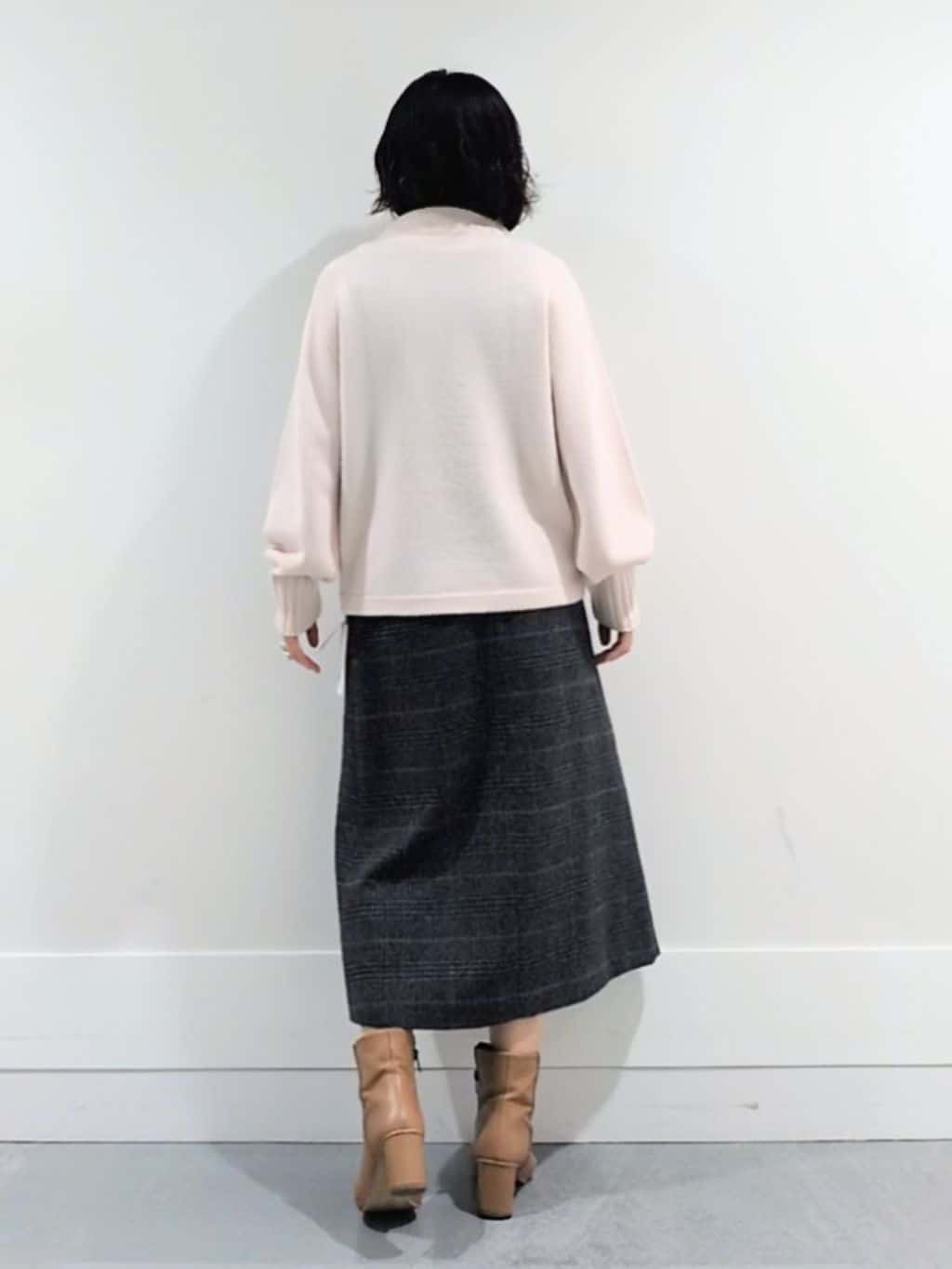 ミズタさんの「UNTITLED｜【洗える】スポンディッシュ ボトルネックニット」を使ったコーディネート