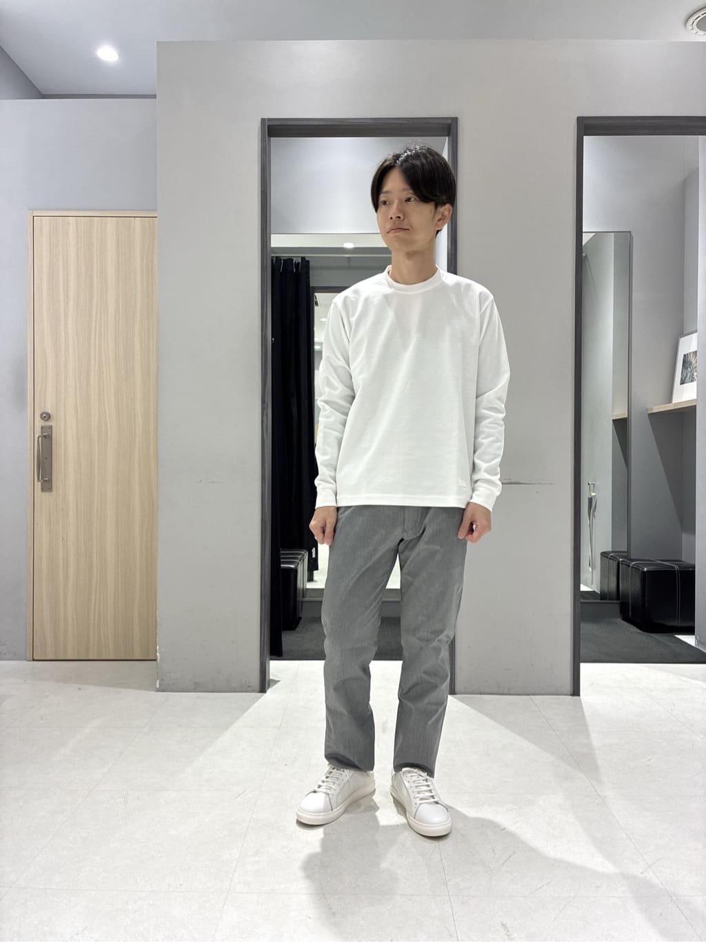 わいずみさんの「TAKEO KIKUCHI｜【None Of Stress】ストレッチ ダウンブルゾン」を使ったコーディネート