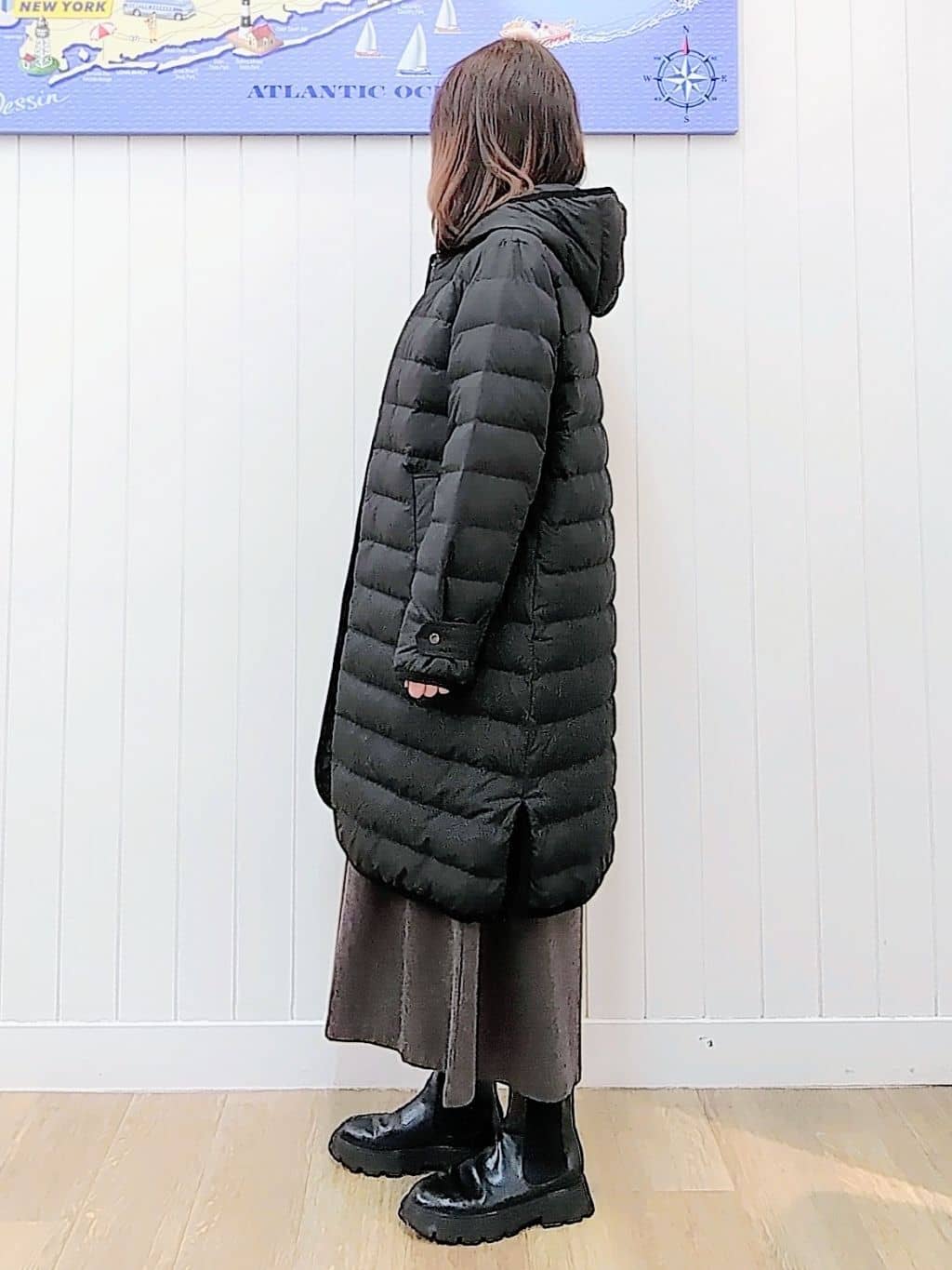 itoさんの「Dessin｜【撥水・2WAY】ミュラーダウンコートロング丈」を使ったコーディネート