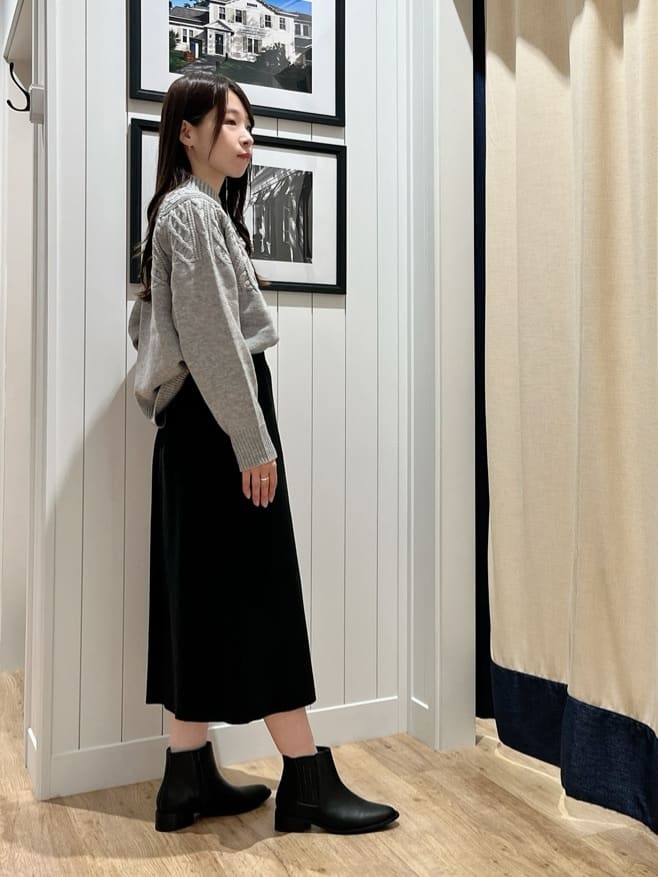 mihoさんの「Dessin｜チェック柄ボートトートバッグ」を使ったコーディネート