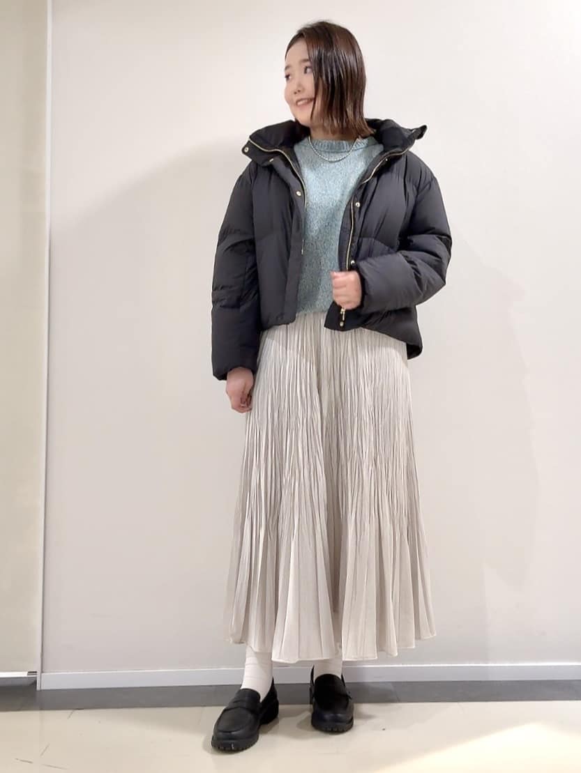 YUIさんの「UNTITLED｜【ゆったり】三つ杢カラーニット」を使ったコーディネート