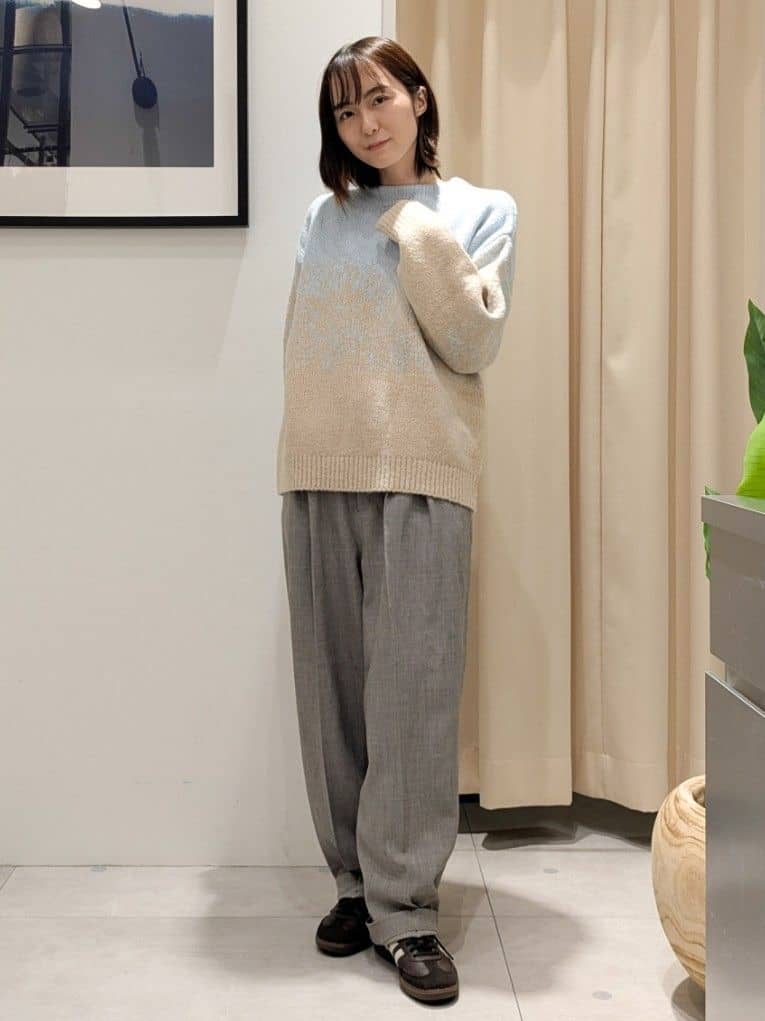 なめさんの「THE SHOP TK｜きれいめにもカジュアルにも ノーカラーキルトジャケット」を使ったコーディネート