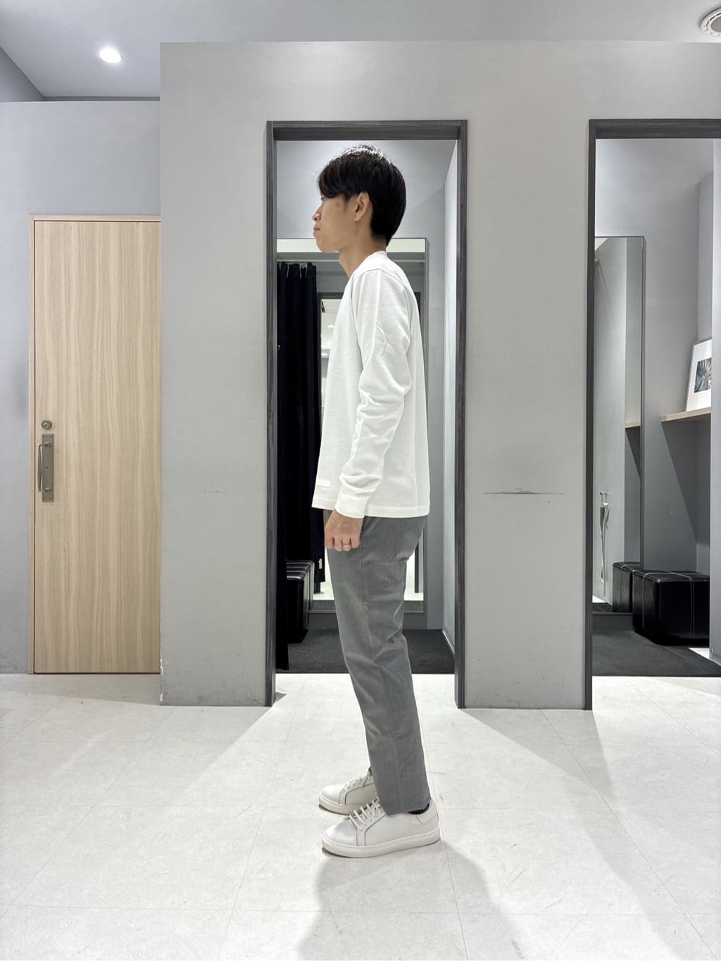 わいずみさんの「TAKEO KIKUCHI｜【None Of Stress】ストレッチ ダウンブルゾン」を使ったコーディネート