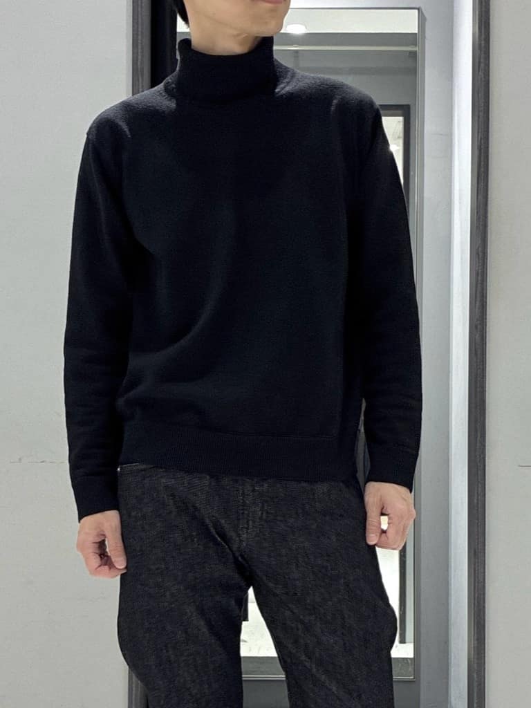 わいずみさんの「TAKEO KIKUCHI｜カシミヤブレンド ビーバー調ステンカラーコート」を使ったコーディネート