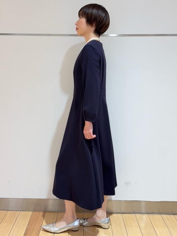 あやさんの「UNTITLED｜【アレンジ自在】ロングパール調ネックレス」を使ったコーディネート