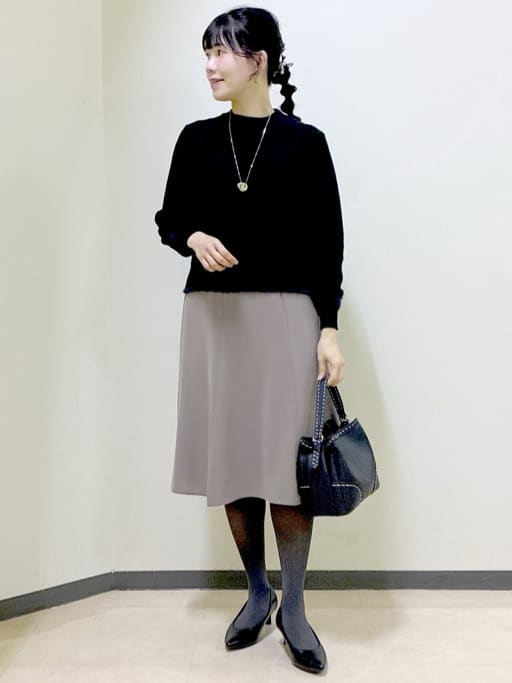  beni_gingerさんの「Reflect｜【ほんのりラメ感◎】ケーブル柄ニット」を使ったコーディネート
