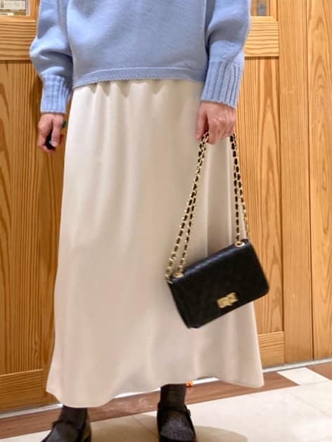 ゆうさんの「UNTITLED｜【洗える】スポンディッシュ ボトルネックニット」を使ったコーディネート