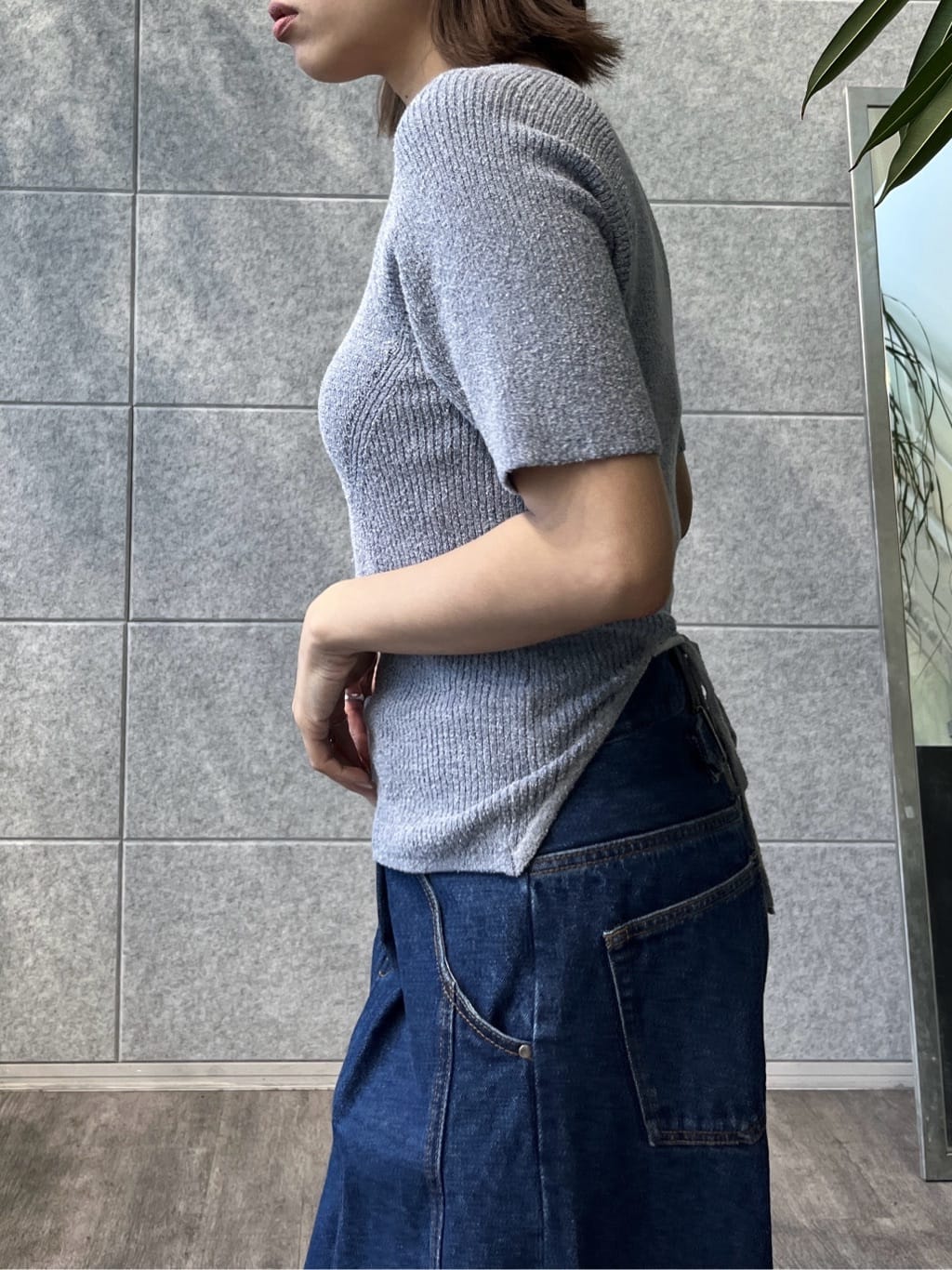 Harukaさんの「INDIVI｜バレルデニムパンツ」を使ったコーディネート