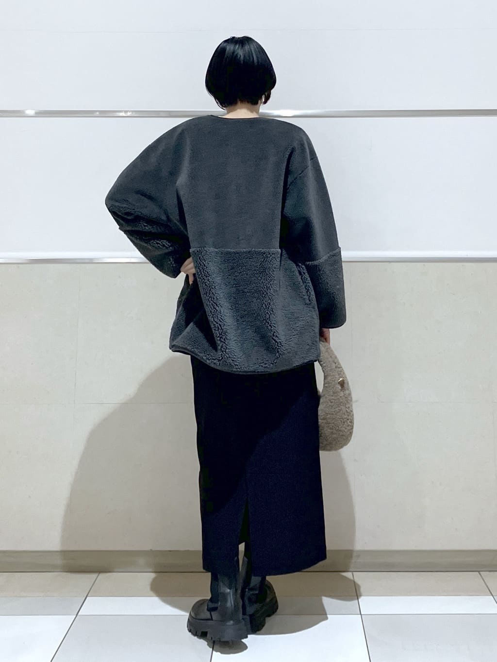 eriko さんの「Dessin｜【2WAY】フェイクムートンコート」を使ったコーディネート