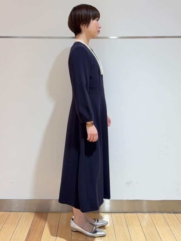 あやさんの「UNTITLED｜【アレンジ自在】ロングパール調ネックレス」を使ったコーディネート