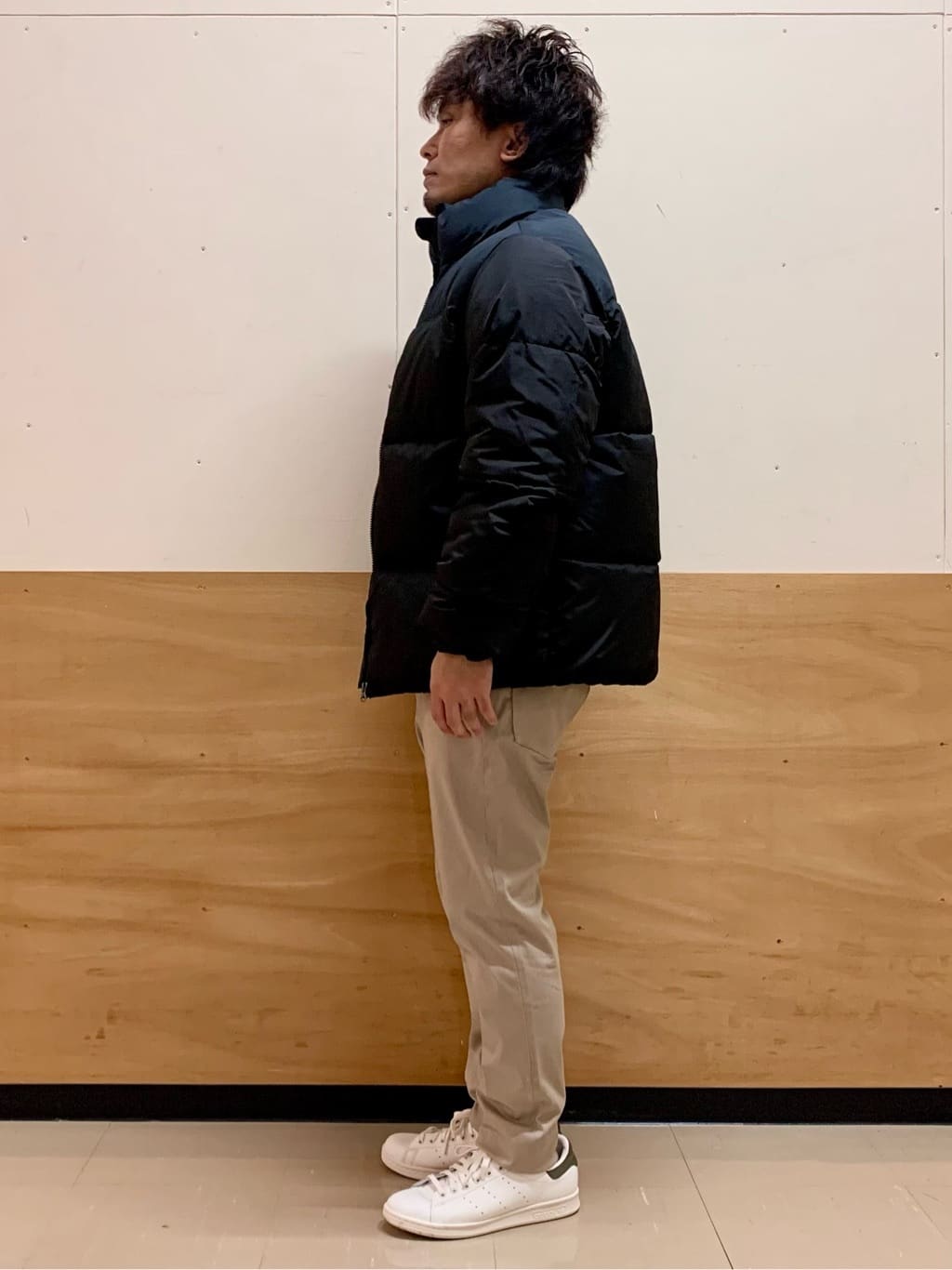 MATUさんの「THE SHOP TK｜【撥水/洗濯機可】寒い季節でも快適 中綿スタンドブルゾン」を使ったコーディネート