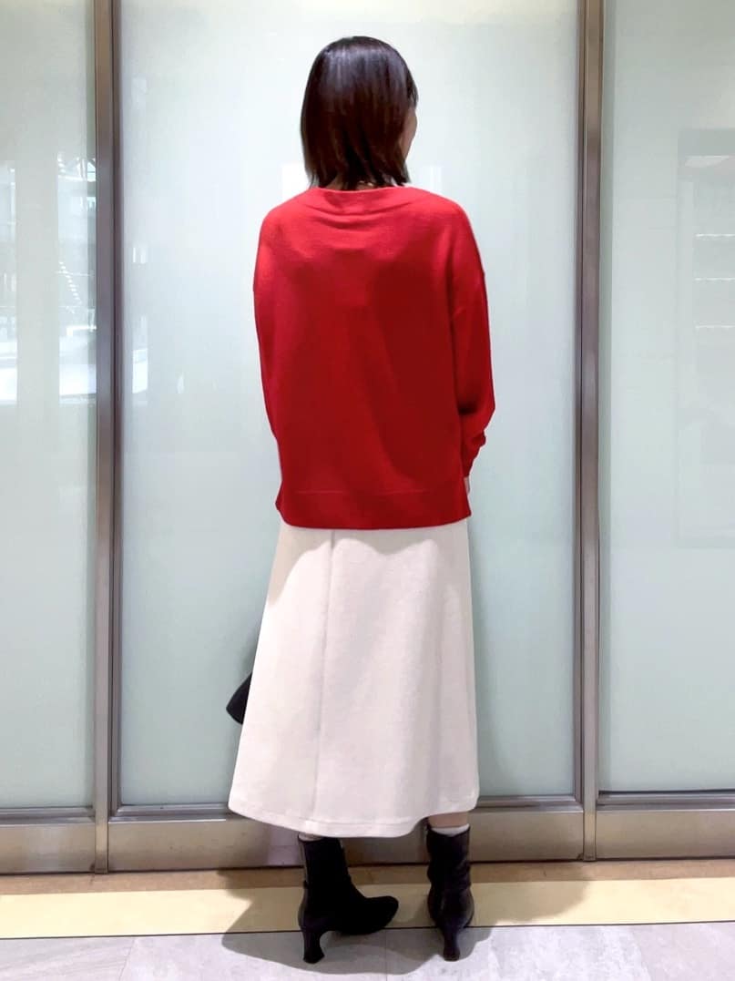 mayutaさんの「INDIVI｜【冬ニット人気NO．1！／カシミヤ混】ミドルゲージハイネックニット」を使ったコーディネート
