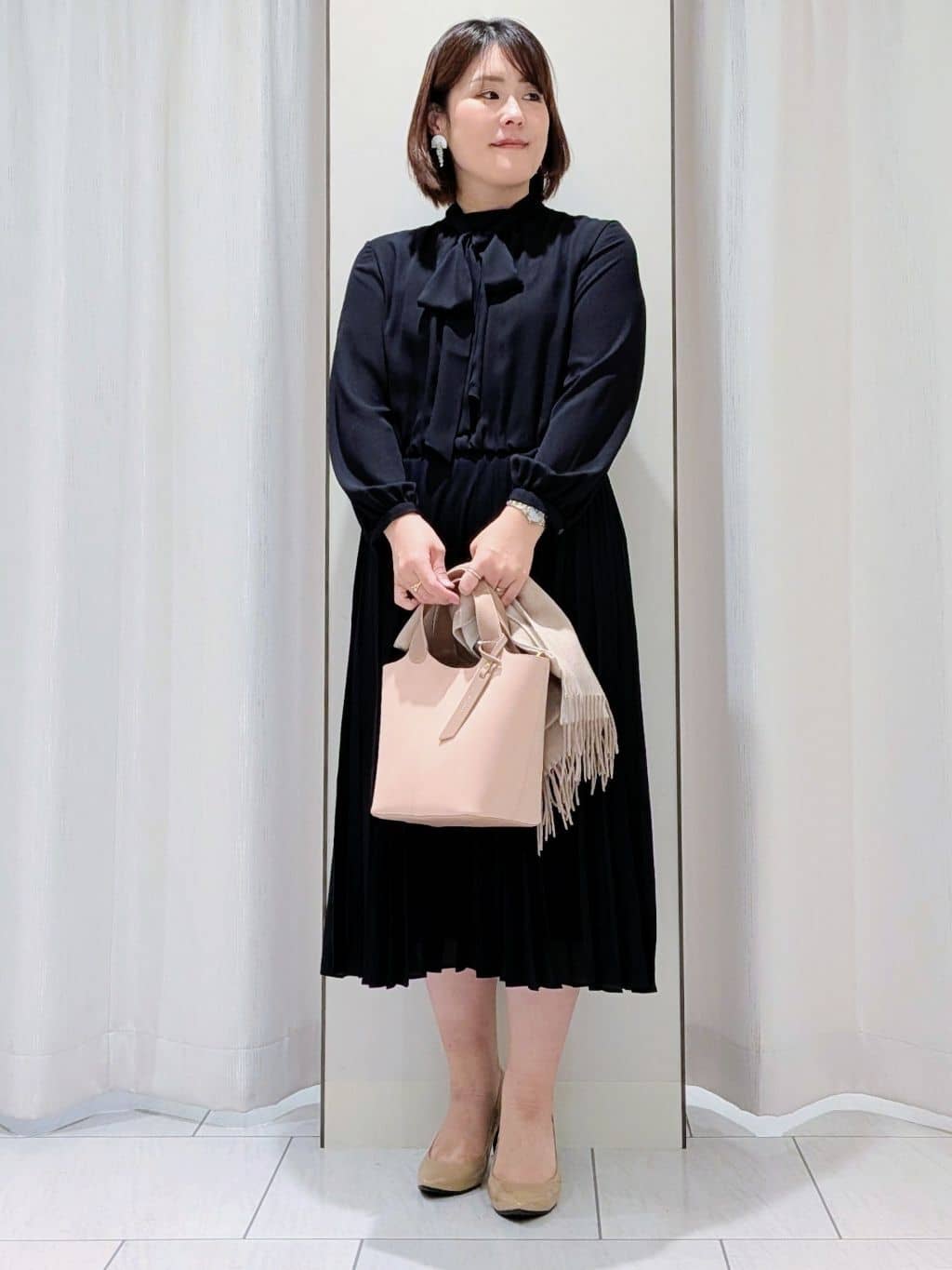 Onumaさんの「UNTITLED｜ウールリバーマフラー」を使ったコーディネート