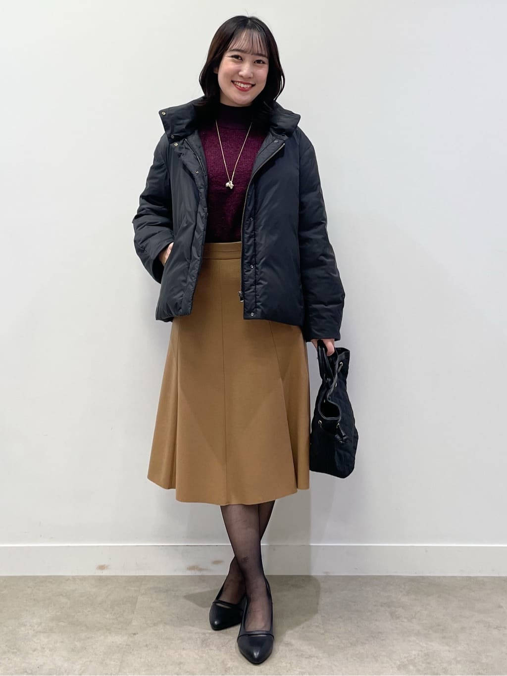 yukariさんの「Reflect｜【すっきりシルエット】ショート丈ダウンコート」を使ったコーディネート
