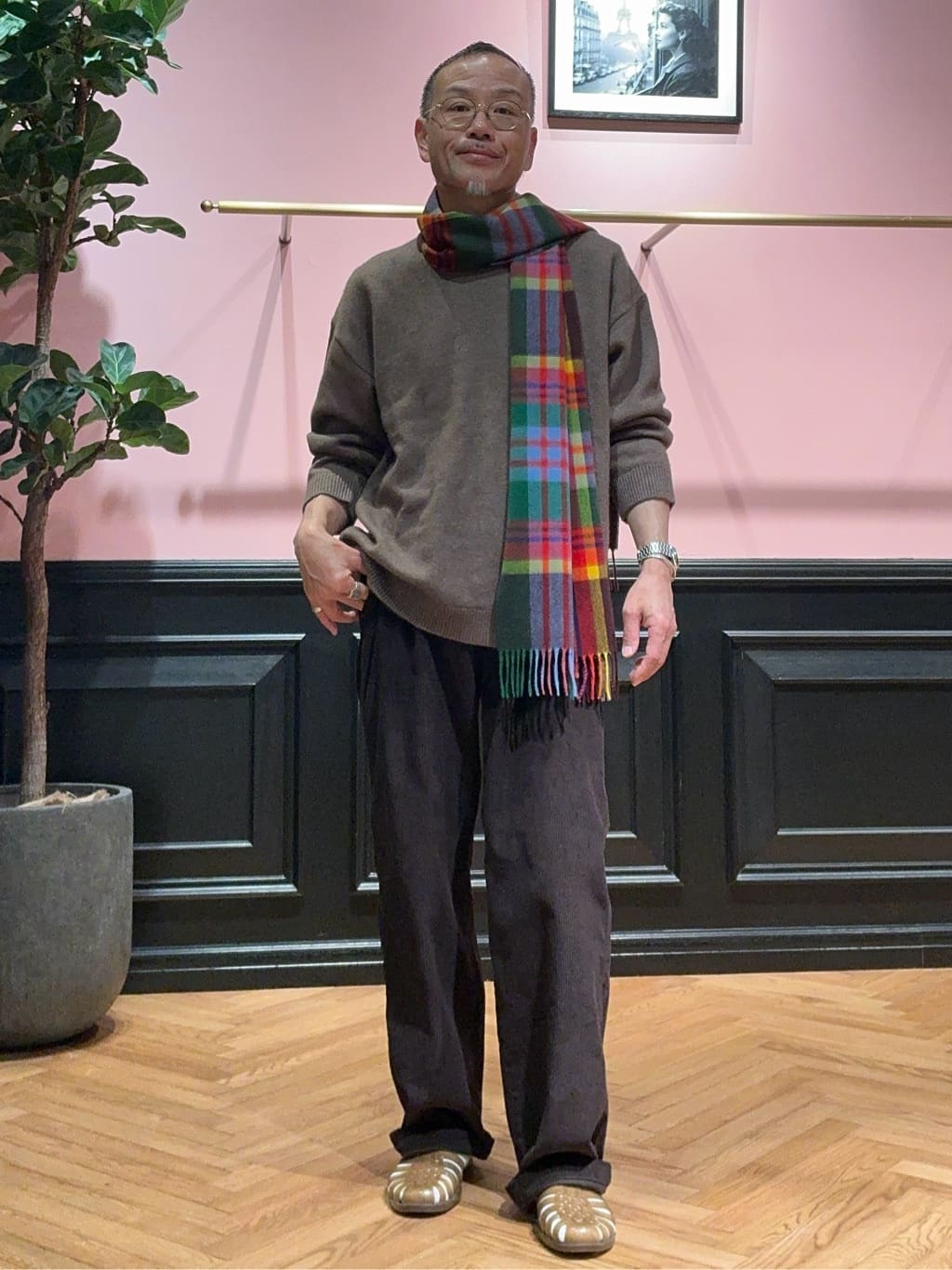 torigoeさんの「DRESSTERIOR｜◆【干場義雅&times;DRESSTERIOR】ウールカシミヤニット」を使ったコーディネート