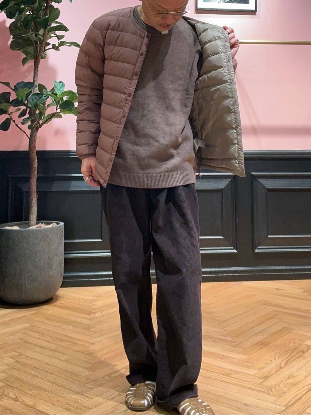 torigoeさんの「DRESSTERIOR｜◆DANTON（ダントン）INNER DOWN CREWNECK JACKET｜ジャケット」を使ったコーディネート