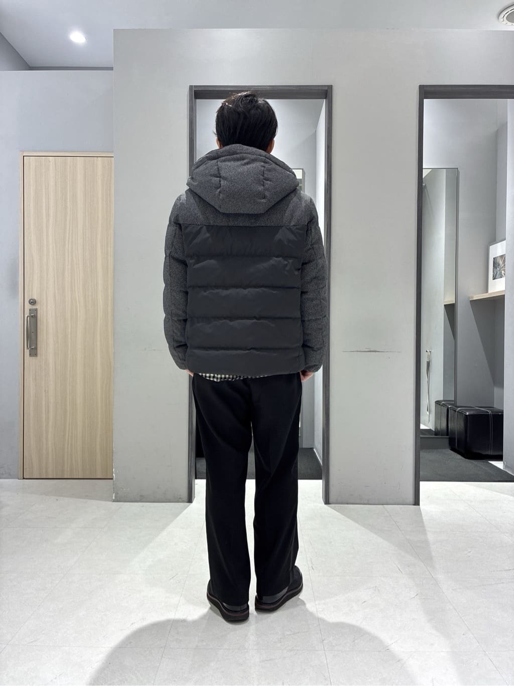 わいずみさんの「TAKEO KIKUCHI｜カラーコンビ ダウンブルゾン」を使ったコーディネート