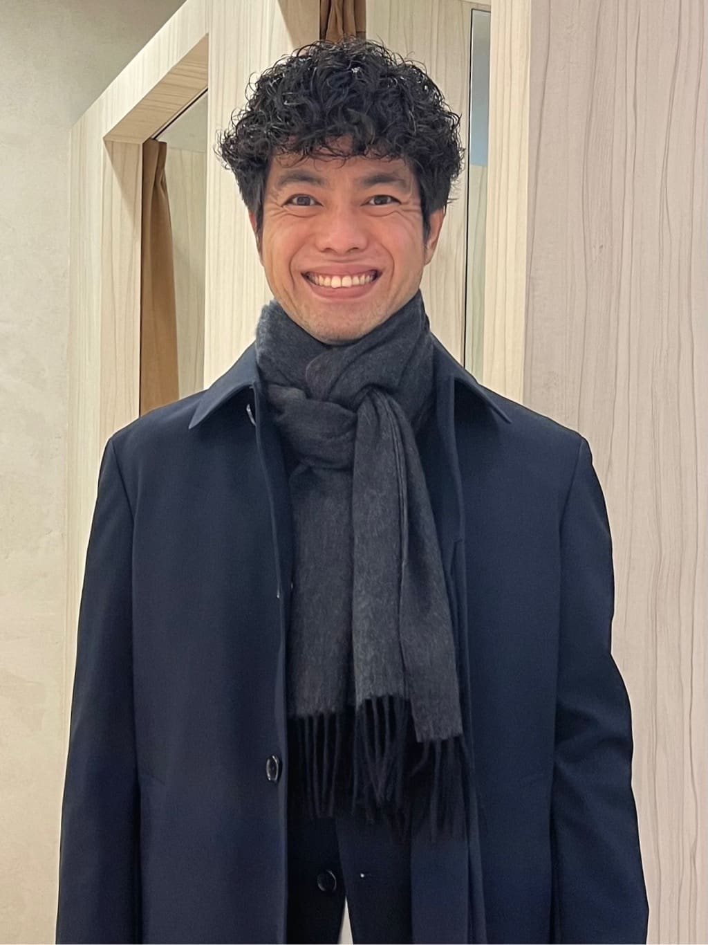 URAさんの「TAKEO KIKUCHI｜【Sサイズ～】尾州織 ピンヘッドムリネ ジャケット」を使ったコーディネート