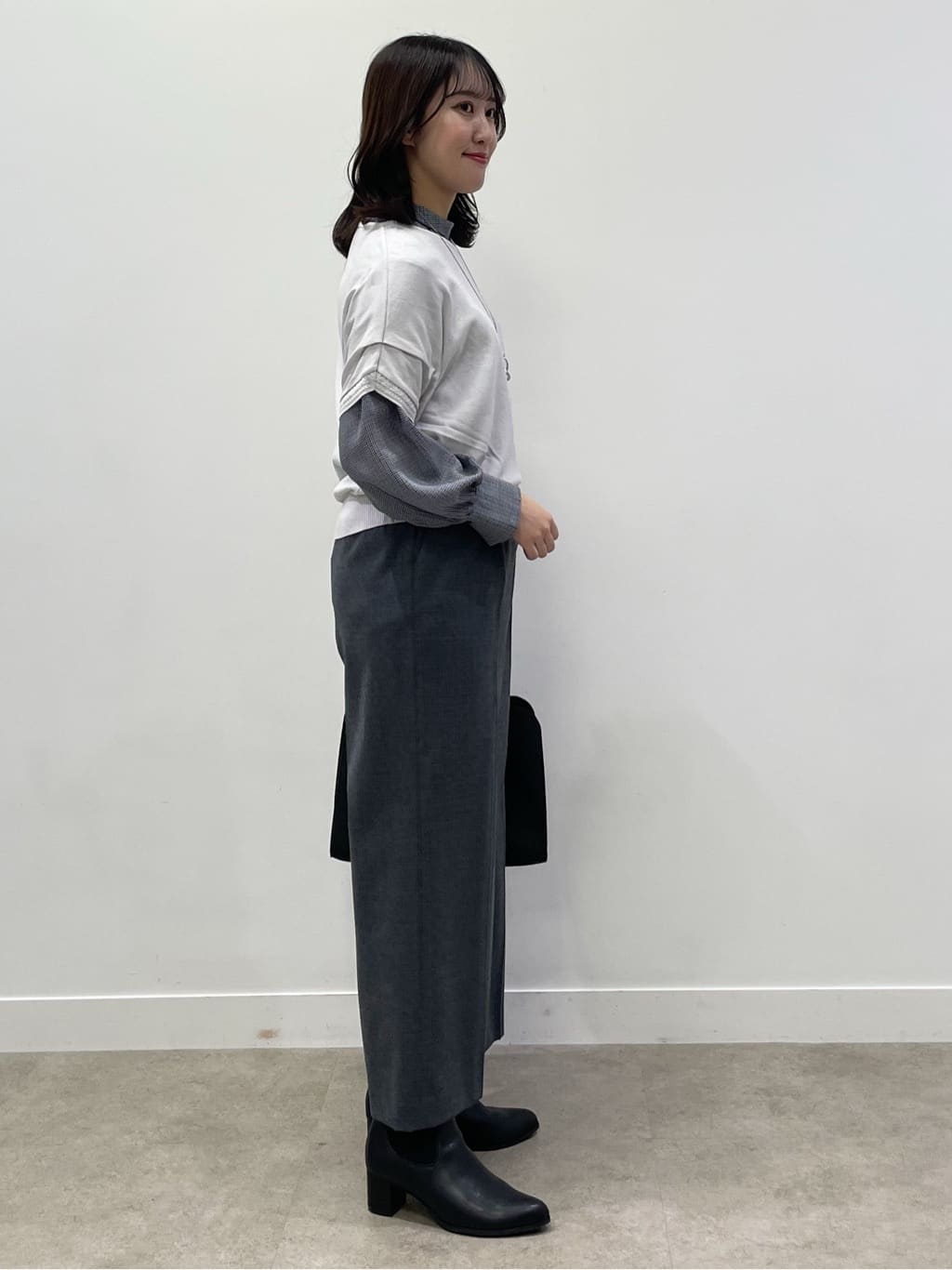 yukariさんの「Reflect｜【長め丈／ドライタッチ】ガンクラブチェック柄ブラウス」を使ったコーディネート
