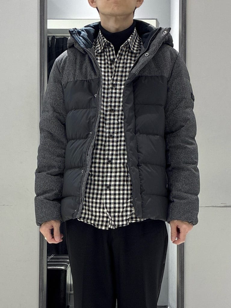 わいずみさんの「TAKEO KIKUCHI｜カラーコンビ ダウンブルゾン」を使ったコーディネート