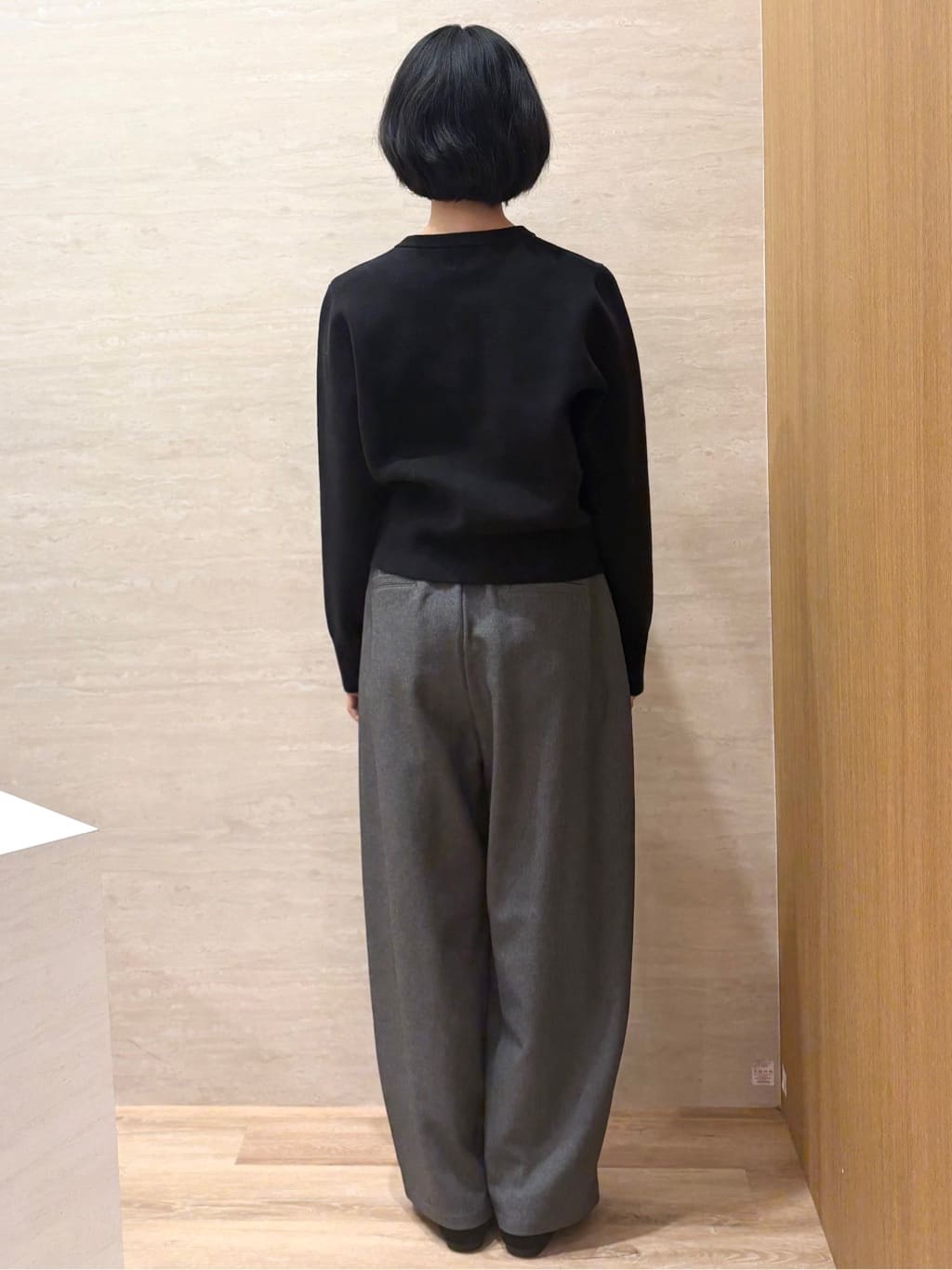 JIMAさんの「OPAQUE.CLIP｜メランジ カーヴィーパンツ【洗濯機OK】」を使ったコーディネート