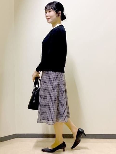  beni_gingerさんの「Reflect｜【きちんと見え／通勤／セレモニーにおすすめ◎】ドット柄ボウタイブラウス」を使ったコーディネート