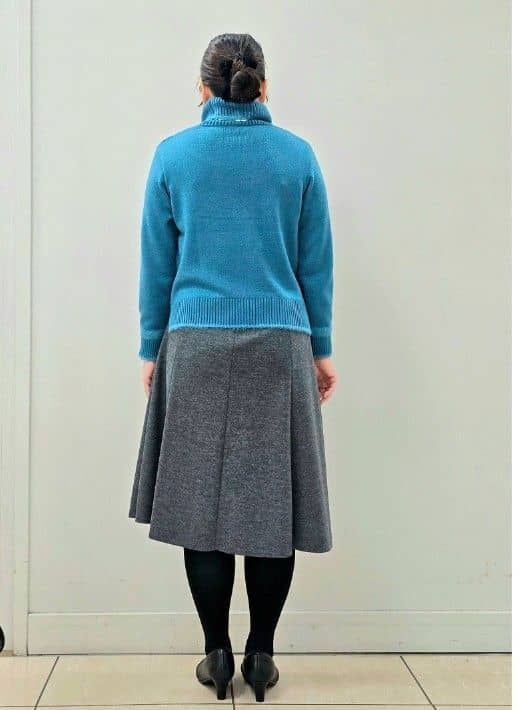 fkeさんの「Reflect｜【ほんのりラメ感◎】ふわふわフェザーヤーンハイネックニット」を使ったコーディネート