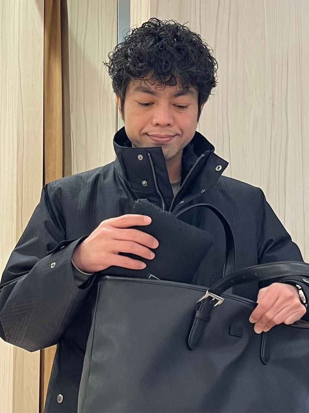 URAさんの「TAKEO KIKUCHI｜【3WAY】グレンチェック ダウンライナー ブルゾン」を使ったコーディネート