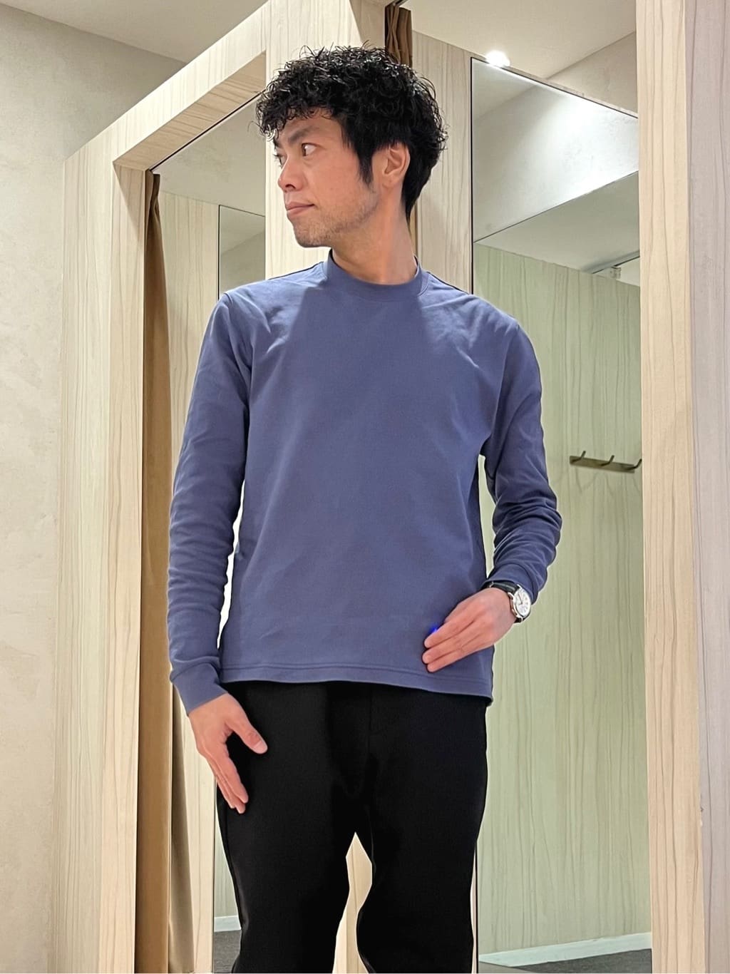 URAさんの「TAKEO KIKUCHI｜【JUST ONE LAYER】ダウンファブリック イージーパンツ」を使ったコーディネート