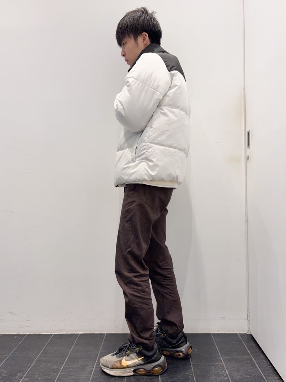 ちびちゃんさんの「THE SHOP TK｜【撥水/洗濯機可】寒い季節でも快適 中綿スタンドブルゾン」を使ったコーディネート