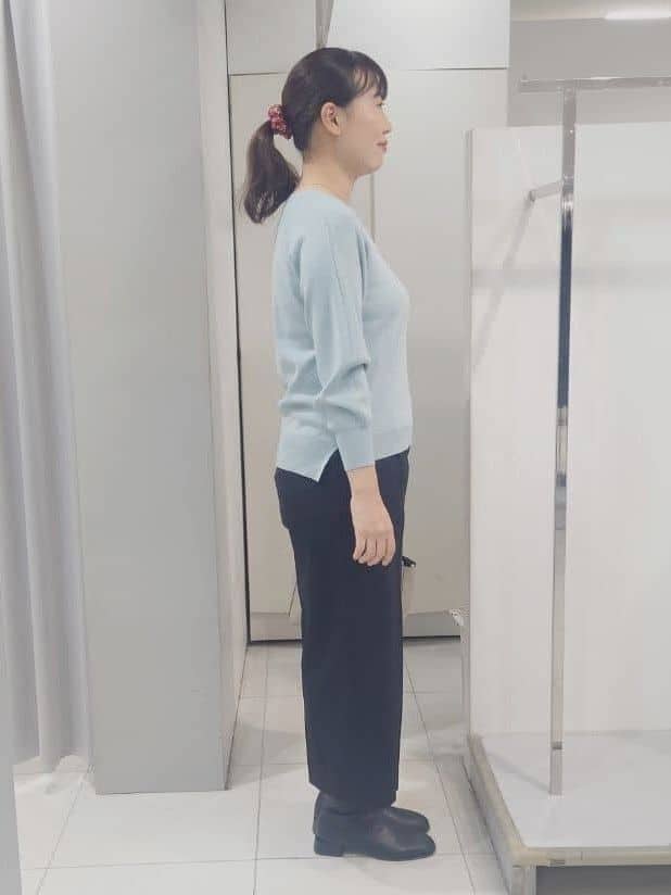 AZUSAさんの「Reflect｜【ゆったり着られる◎】ラグランスリーブニット」を使ったコーディネート