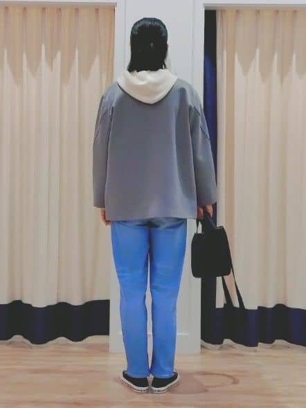 WATAさんの「Dessin｜【洗える／体型カバー】ちょうどいいニットパーカ」を使ったコーディネート