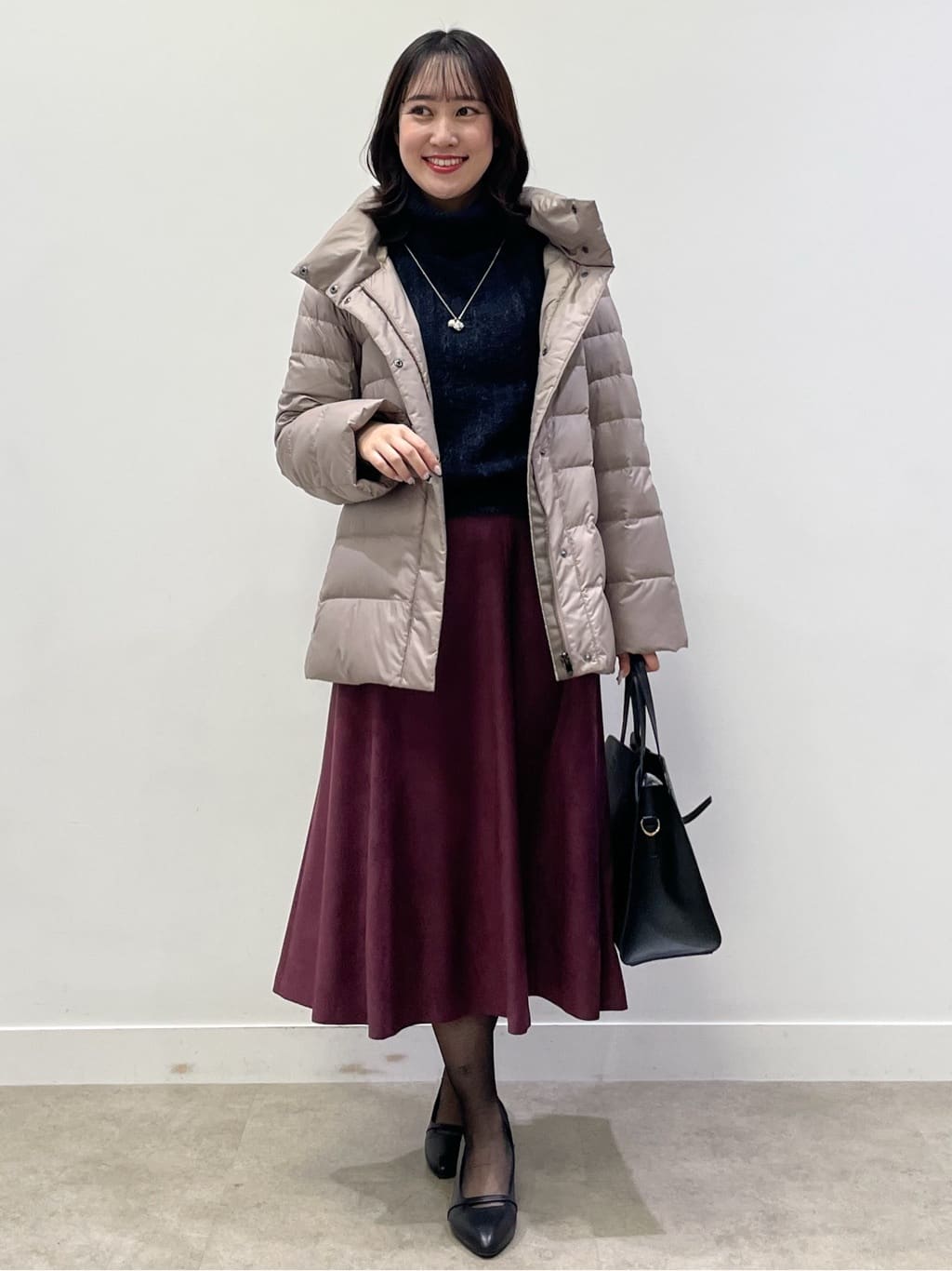 yukariさんの「Reflect｜【SS-4Lサイズ】フーデッドミドルダウンコート」を使ったコーディネート