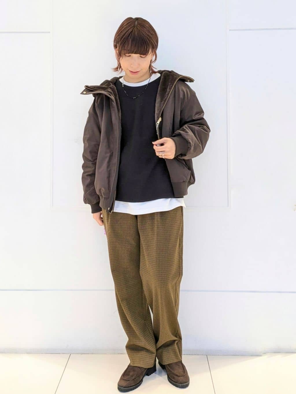 4410さんの「THE SHOP TK｜【S-XLサイズ/選べる7色】どこから見ても美しい ガーターニット/毛玉になりにくい/洗濯機OK」を使ったコーディネート