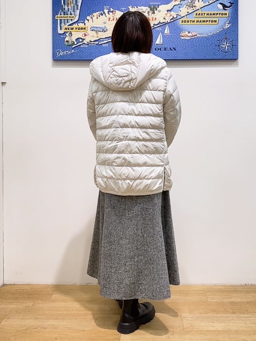 Hamaさんの「Dessin｜【撥水・2WAY】ミュラーダウンコートミドル丈」を使ったコーディネート
