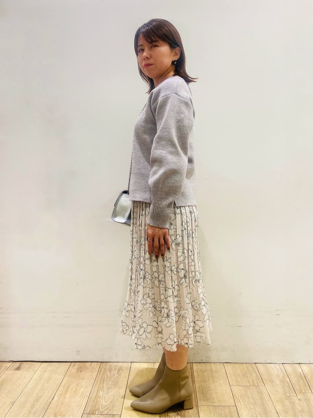 YUKOさんの「index｜KAWADAダウンドロストミドルコート【撥水／洗濯機OK／2WAY／静電気防止裏地】《XS～3L》」を使ったコーディネート