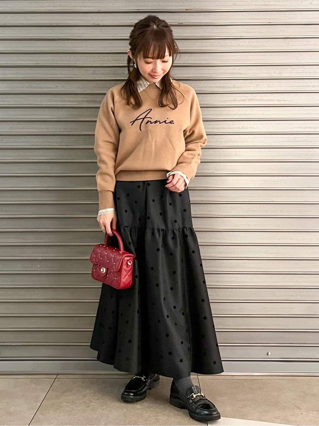 じゅんさんの「DRESSTERIOR｜◆アニージャカードニット」を使ったコーディネート