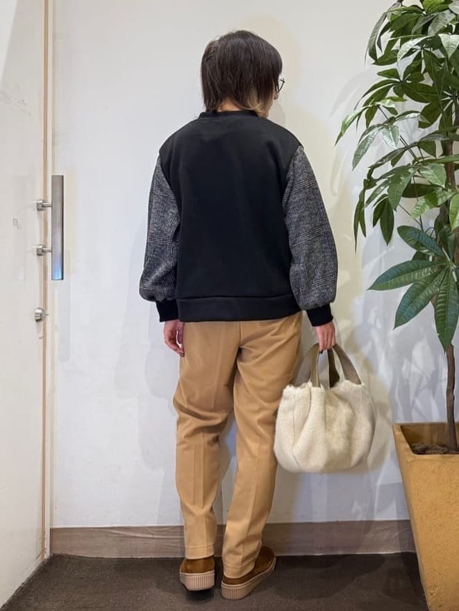misakiさんの「SHOO･LA･RUE｜【S-L/あったか】お袖チェック裏起毛トップス」を使ったコーディネート