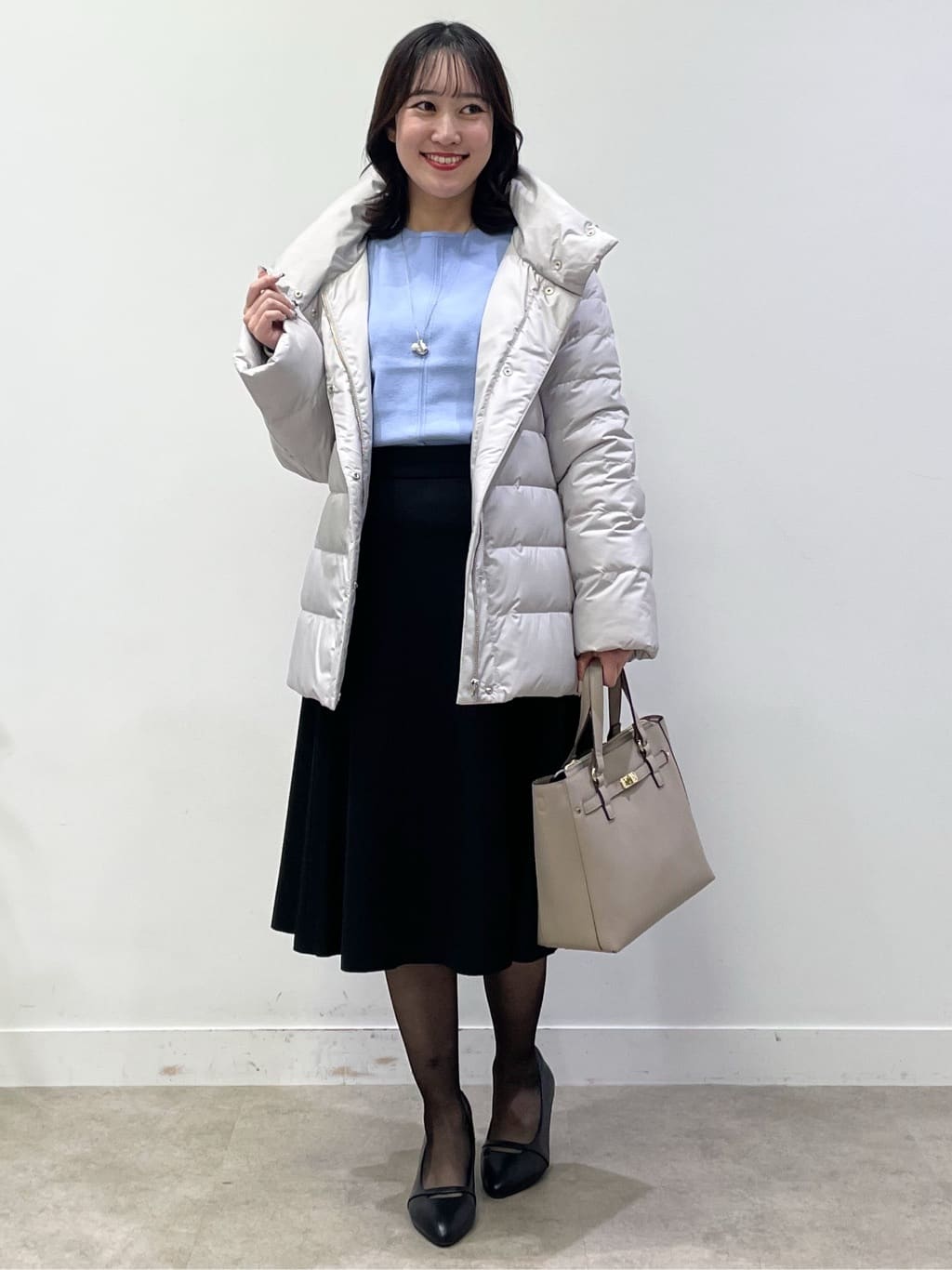yukariさんの「Reflect｜【SS-4Lサイズ】フーデッドミドルダウンコート」を使ったコーディネート
