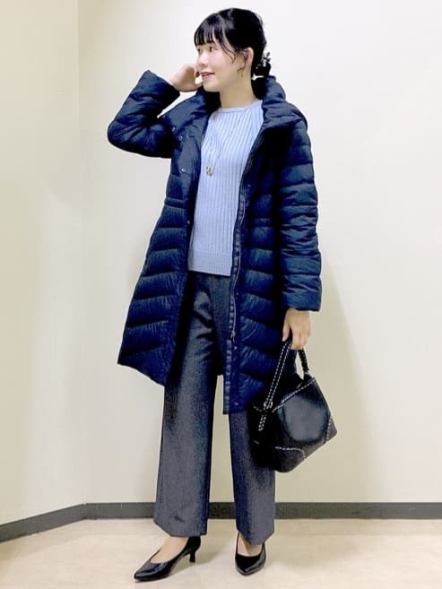  beni_gingerさんの「Reflect｜【SS-4Lサイズ／ウエスト調整可】フーデッドロングダウンコート」を使ったコーディネート
