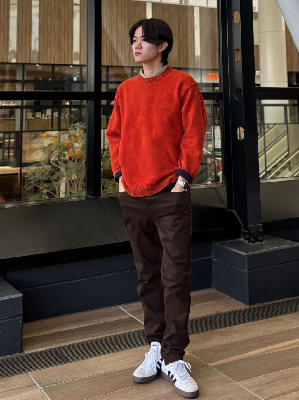 うらしーさんの「THE SHOP TK｜【大人の上品カジュアルを叶える】ハグするニット 洗濯機OK／6色展開」を使ったコーディネート