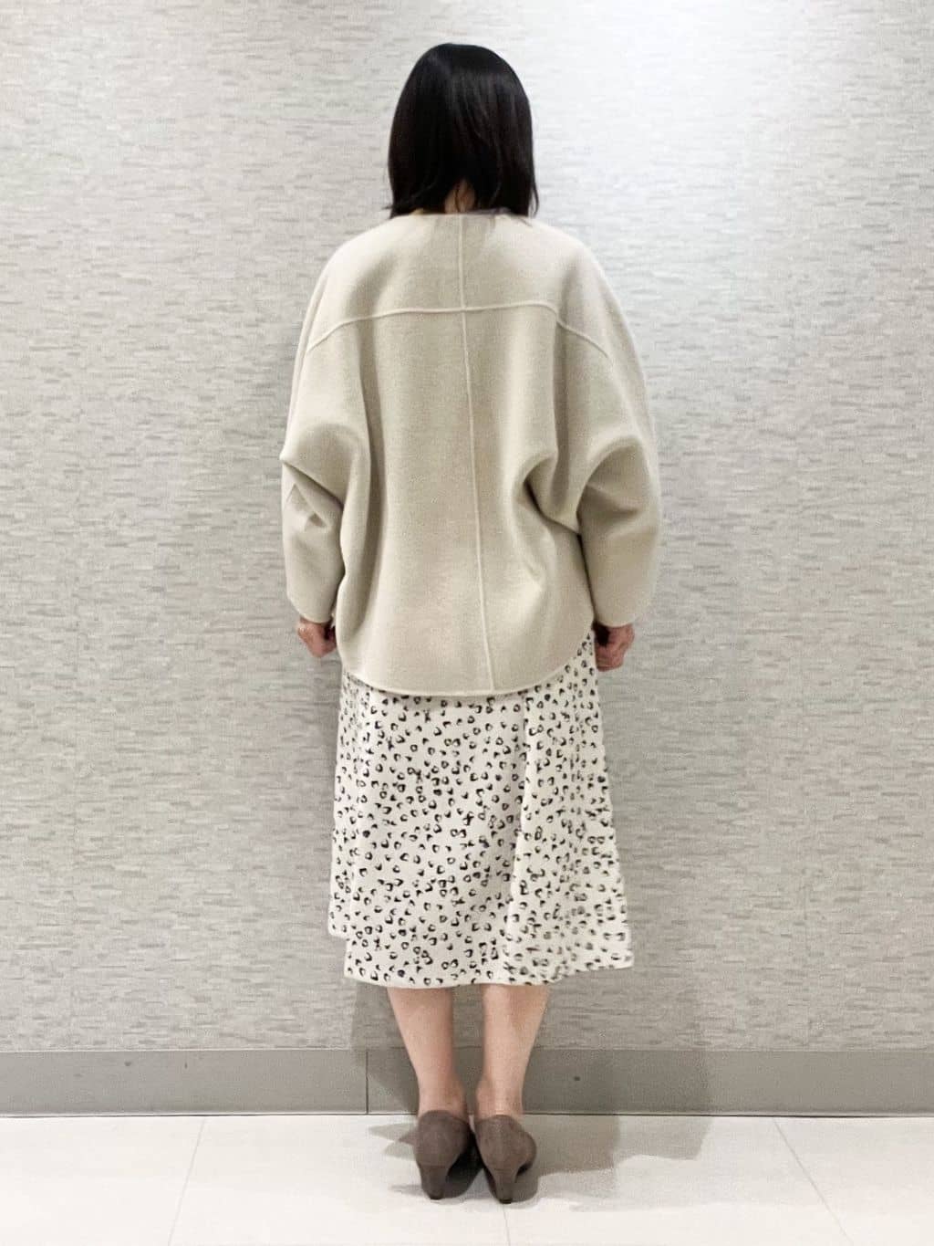 marikoさんの「Reflect｜ソフトフレアプリントスカート」を使ったコーディネート